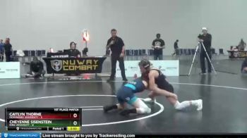 123 lbs Placement - Cheyenne Sisenstein, King University vs Caitlyn Thorne, McKendree University