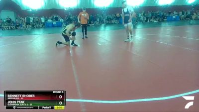 175 lbs Round 3 (6 Team) - John Ptak, Glenbrook South 2 vs Bennett Rhodes, Reedsburg