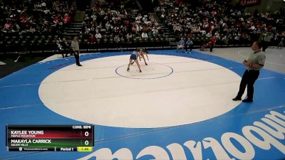 5A 110 lbs Cons. Semi - Makayla Carrick, Salem Hills vs Kaylee Young, Maple Mountain