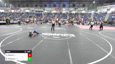 65 lbs Consi Of 8 #1 - Adrik Abeyta, SLV Elite vs Brady Mathews, Ridge Wrestling Club