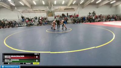 150 lbs Cons. Round 1 - Beau Johnson, Englewood vs Bryce BravoPacker, Brighton