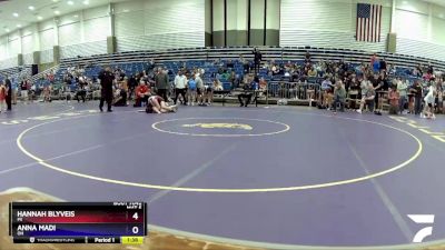 127 lbs Quarterfinal - Hannah Blyveis, MI vs Anna Madi, OH