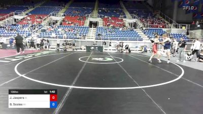 138 lbs Cons 16 #1 - Jase Jaspers, Iowa vs Bryston Scoles, Wisconsin