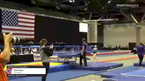 Ella Rose - Double Mini Trampoline, Technique - 2021 USA Gymnastics Championships