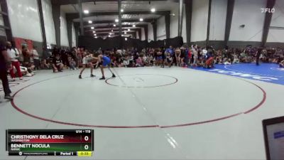 119 lbs 1st Place Match - Christhony Dela Cruz, Washington vs Bennett Nocula, NWWC