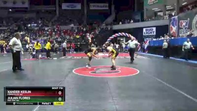 154 lbs Cons. Round 5 - Xander Keslin, Force Elite WC vs Julian Flores, Mat Rat WC