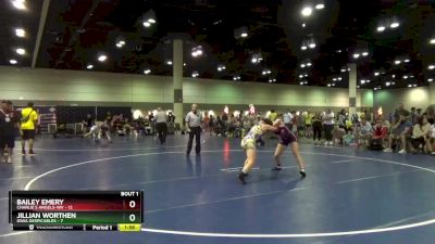 120 lbs Round 1 (6 Team) - Jillian Worthen, Iowa Despicables vs Bailey Emery, Charlie`s Angels-WV