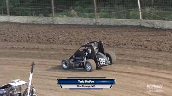 Full Replay | POWRi Midgets & WAR Sprints at Sweet Springs Motorsports Complex 7/17/22