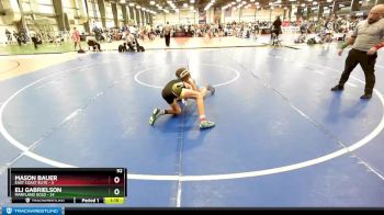 92 lbs Rd# 5- 3:45pm Friday Final Pool - Eli Gabrielson, Maryland Gold vs Mason Bauer, East Coast Elite