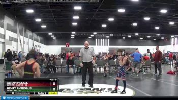 70 lbs Placement Matches (8 Team) - Abram McCall, Elite Ath Club WE vs Henry Antrobus, Legacy Red