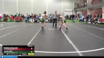 160 lbs Round 2 (8 Team) - Ryder Rowland, South Dakota Fury vs Gavin Neu, South Dakota Mania