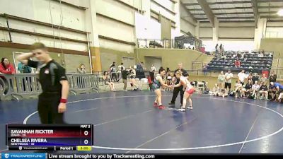 165 lbs Round 1 (6 Team) - Savannah Rickter, Idaho vs Chelsea Rivera, New Mexico