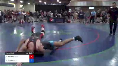 70 kg Cons 16 #2 - Dayne Morton, Wolves Wrestling Club vs Jacob Butler, Oklahoma Regional Training Center