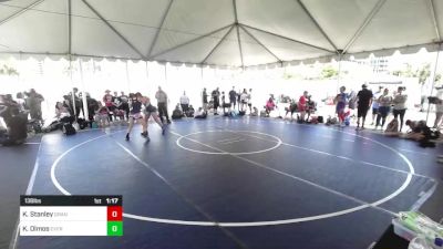 136 lbs Quarterfinal - Kyli Stanley, Granite WC vs Kyndra Olmos, Evergreen Valley WC