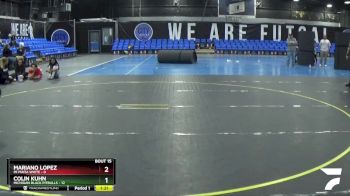 125 lbs Round 4 (8 Team) - Mariano Lopez, Mi Mafia White vs Colin Kuhn, Michigan Black Pitbulls