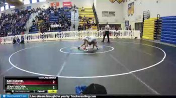 126 lbs Finals (8 Team) - Sam Marvel, Wellington vs Jean Valoria, Palmetto Ridge H.S.