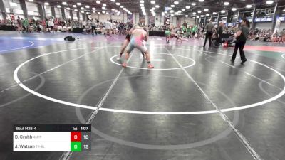 160 lbs Rr Rnd 1 - Devon Grubb, 4M/Rideout Strength vs John Watson, Triumph Black