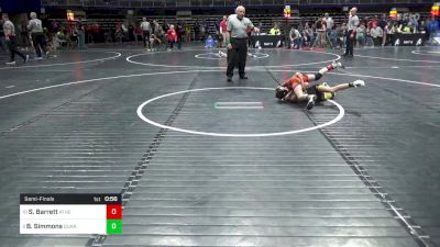 70 lbs Semifinal - Sophia Barrett, Athens vs Breslyn Simmons, Quaker Valley