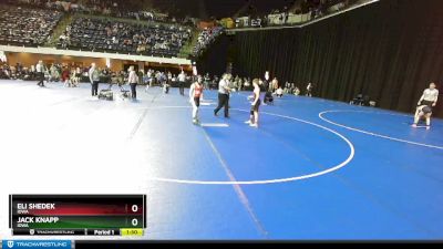 135 lbs Cons. Round 1 - Eli Shedek, Iowa vs Jack Knapp, Iowa