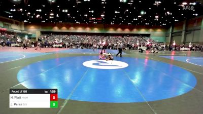 132 lbs Round Of 128 - Hadley Platt, Fremont vs Joshua Perez, De La Salle