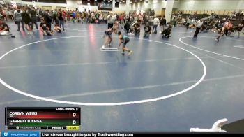 86 lbs Cons. Round 5 - Corbyn Weiss, WI vs Garrett Bjerga, MN