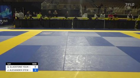 QUINTAN GLADSTONE YOUNG vs JUSTIN ALEXANDER STEWART 2024 Pan Jiu Jitsu IBJJF Championship