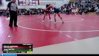 138 lbs Cons. Round 3 - Evan Walter, St. Peter vs Kollin Anderson, Saint James Area