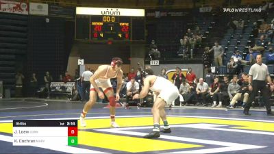 184 lbs Final - Jon Loew, Cornell vs Kyle Cochran, Maryland