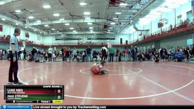 95 lbs Champ. Round 2 - Luke Nied, Bulldog Premier vs Max Stevens, South Gibson