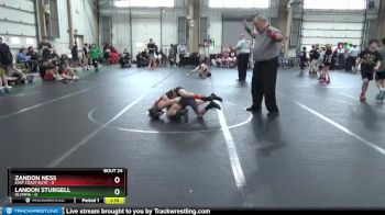 76 lbs Round 6 (8 Team) - Zandon Ness, East Coast Elite vs Landon Sturgell, Olympia