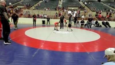 73 lbs Final - Aasar Freeland, Glasgow Wrestling Academy vs Matthew Hanrahan, Woodstock City Wrestling