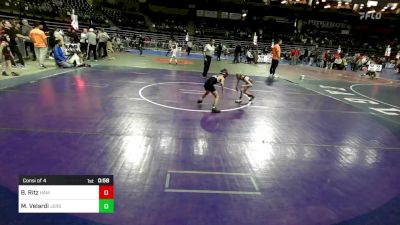 45 lbs Consi Of 4 - Brandon Ritz, Hammonton vs Marco Velardi, Jersey 74