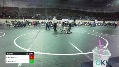 64 lbs Semifinal - Byntlee Coffey, Wagoner Takedown Club vs Colten Nutter, Pryor Tigers