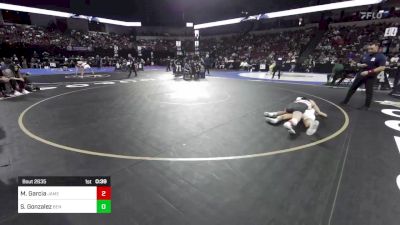 111 lbs Consi Of 16 #2 - Mikayla Garcia, James Logan vs Svea Gonzalez, Benicia