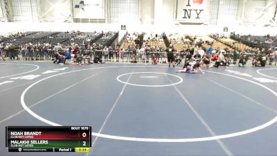 152 lbs Cons. Round 2 - Noah Brandt, Club Not Listed vs Malakhi Sellers, Club Not Listed