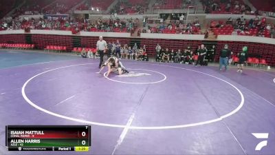 150 lbs Quarters & 1st Wb (16 Team) - Isaiah Mattull, Comal Pieper vs Allen Harris, Azle