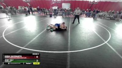 143-152 lbs Round 5 - Anna Hackbarth, Sussex Sabercats Wrestling Club vs Zoey Bly, Minnesota