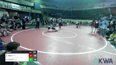 80 lbs Rr Rnd 2 - Elias Allen, Piedmont vs Ross Powell, Bristow Youth Wrestling