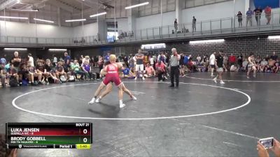 126 lbs 2nd Wrestleback (16 Team) - Brody Gobbell, Mid TN Maulers vs Luka Jensen, Guerilla WC