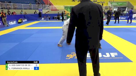 VANILE DOS SANTOS DE CERQUEIRA vs LUZIA FERNANDA ARAUJO FERNANDES 2024 Brasileiro Jiu-Jitsu IBJJF