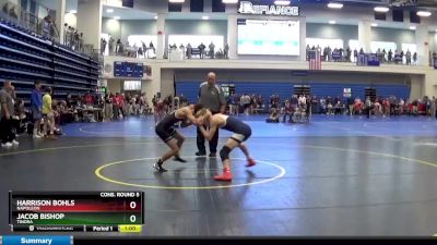 120 lbs Cons. Round 5 - Jacob Bishop, TINORA vs Harrison Bohls, NAPOLEON