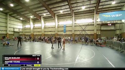 92 lbs Quarterfinal - Dylan Buelow, Hawaii vs Hunter Young, Utah