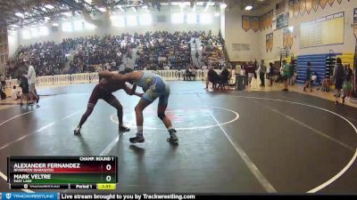 138 lbs Champ. Round 1 - Alexander Fernandez, Riverview (Sarasota) vs Mark Veltre, East Lake