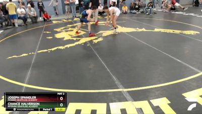 132 lbs Round 3 - Joseph Spangler, Pioneer Grappling Academy vs Chance Halverson, Interior Grappling Academy