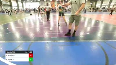 160 lbs Round Of 64 - Edward Myles, MA vs Aiden Ryan, VA