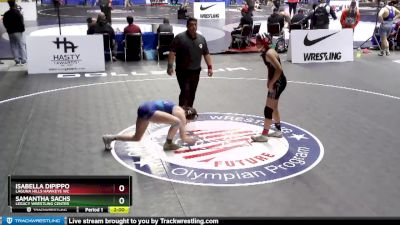 127 lbs Champ. Round 2 - Isabella Dipippo, Laguna Hills Hawkeye WC vs Samantha Sachs, Legacy Wrestling Center