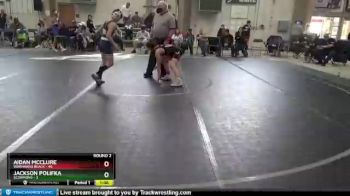 88 lbs Round 2 (8 Team) - Aidan McClure, Warhawks Black vs Jackson Polifka, Scorpions
