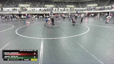 152 lbs Cons. Semi - Grady Nicklay, LAW - Lacrosse Area Wrestlers vs Devin Johnson, Askren Wrestling Academy