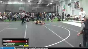 113 lbs Round 3 (8 Team) - Nathan Fish, Wyoming Gold vs Gage Anderson, South Dakota Rage