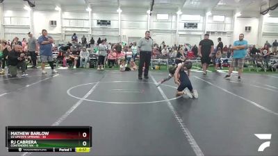 64 lbs Round 2 (6 Team) - RJ Cabrera, Contenders WA vs Mathew Barlow, U2 Upstate Uprising